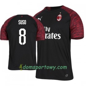 Koszulka AC Milan Suso 8 Trzeci Koszulki Piłkarskie 2018-2019 Krótki Rękaw